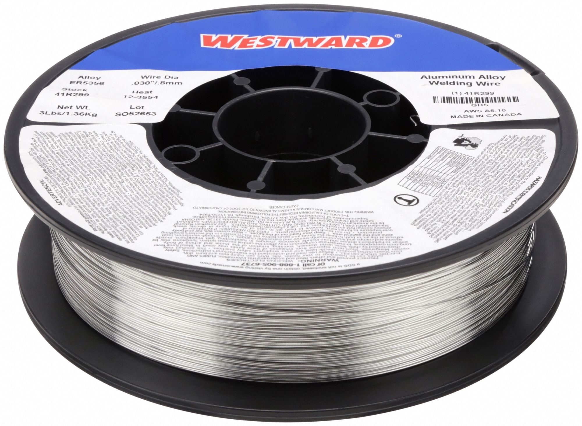 MIG Weld Wire, ER5356, .030, 3 lb.  8 In