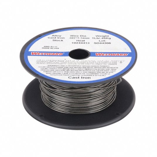 WESTWARD, Cast Iron, 0.045 in, Metal-Cored Welding Wire - 41R314|41R314 ...