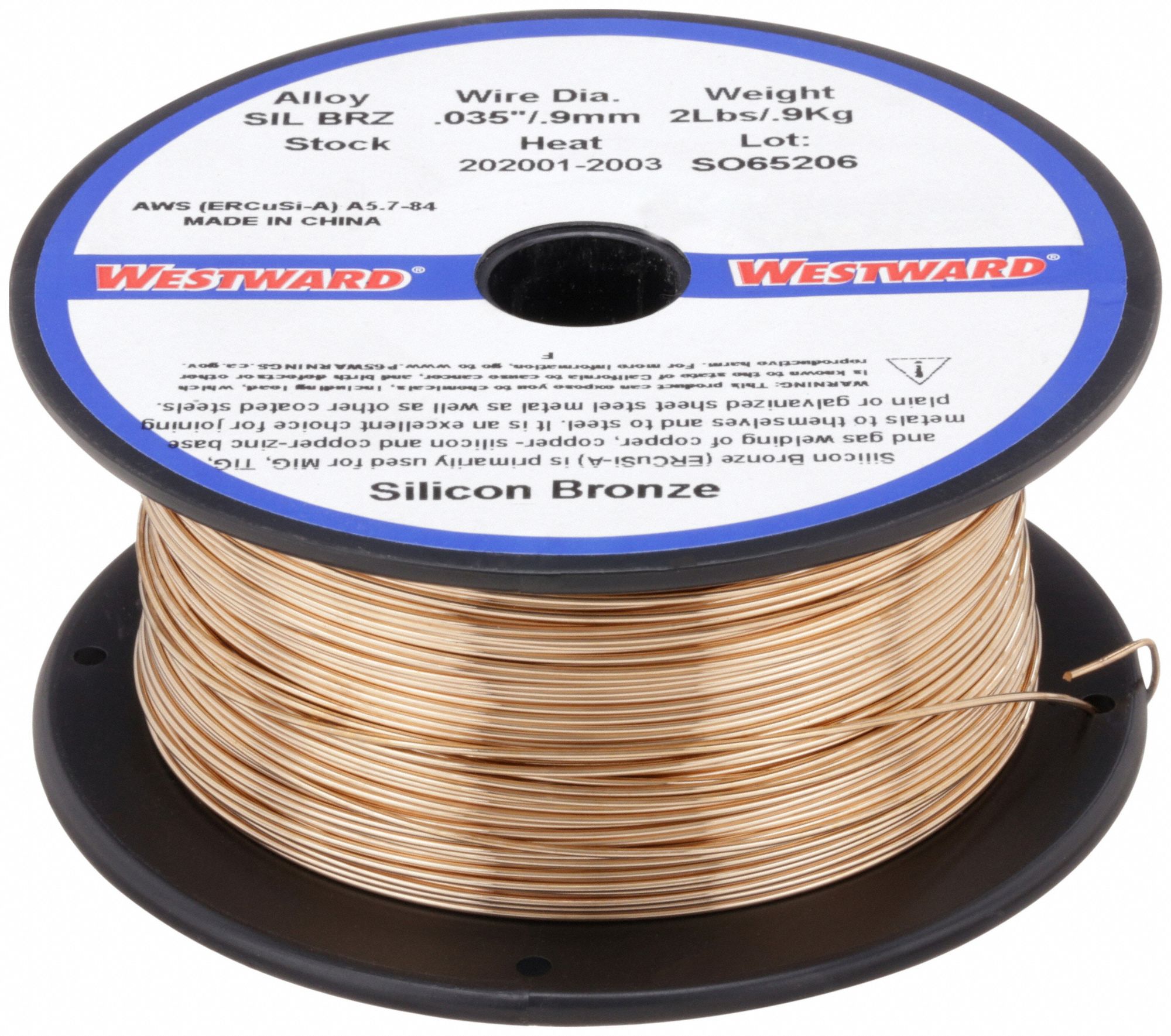 WESTWARD, Copper, ERCuSiA, MIG Welding Wire 41R32241R322 Grainger