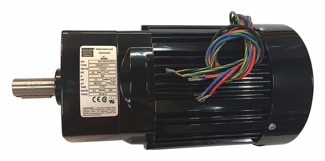 Motor, Bodine 0691 Permanent Split