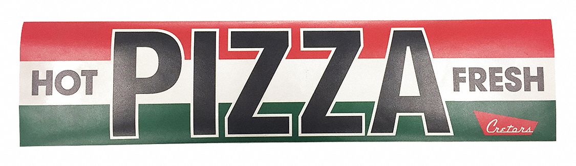 Pizza Decal Front Set