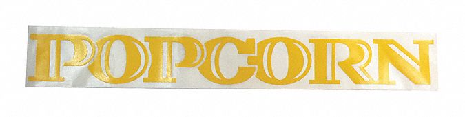 Popcorn Decal