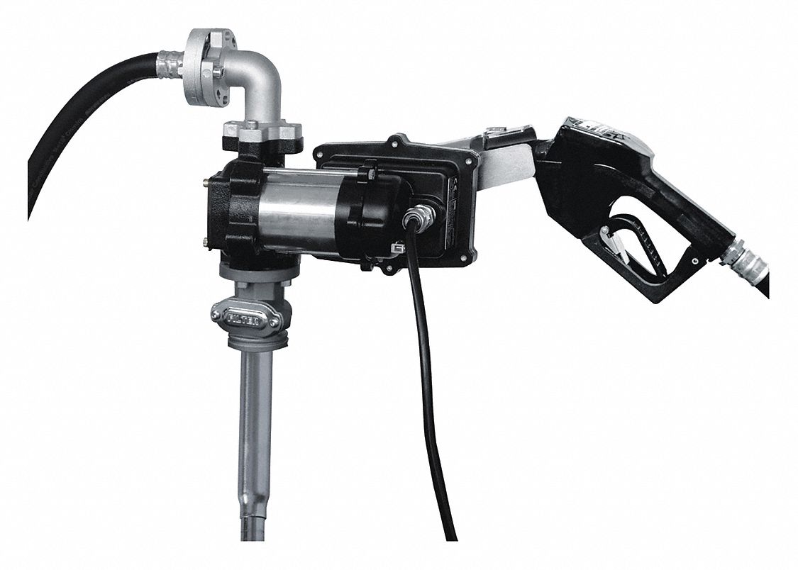 ENSEMBLEPOMPE À CARBURANT,GIROUETTE,BUSE AUTOMATIQUE,12 V,15 GPM,1/8 CHEVAUX,24 X 16 X 12,PLASTIQUE