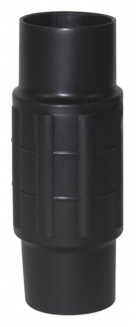 Rigid Coupling: 1/2 in Trade Size, Steel, PVC Coated, Black