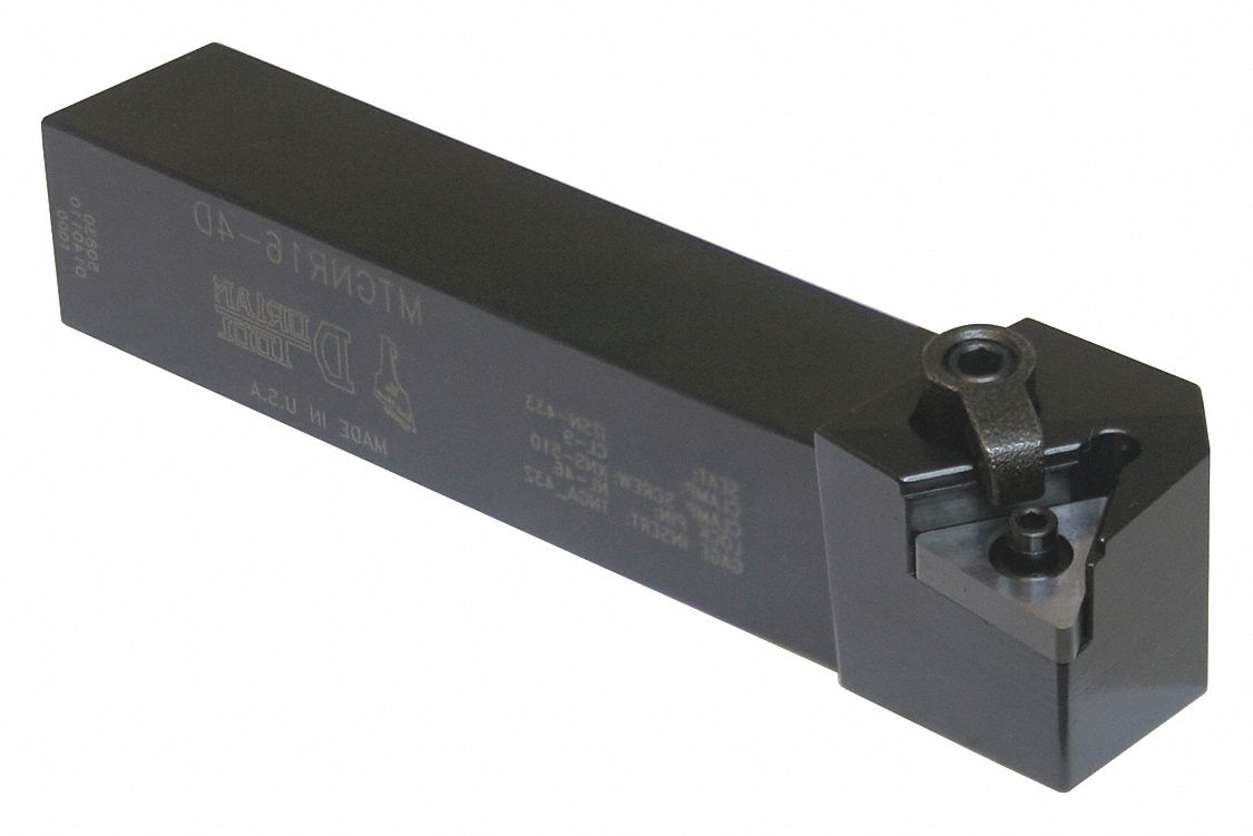 Indexable Turning Toolholder: MTGN Toolholder, TNM. Insert, Triangle, 90° Approach Angle