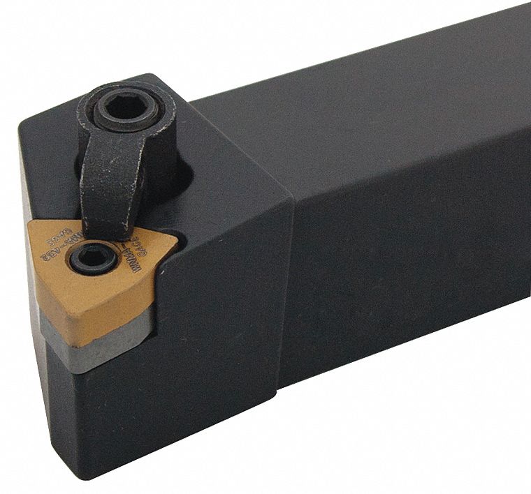 Indexable Turning Toolholder: MWLN Toolholder, WNM. Insert, Trigon, 4-1/2 in Overall Lg