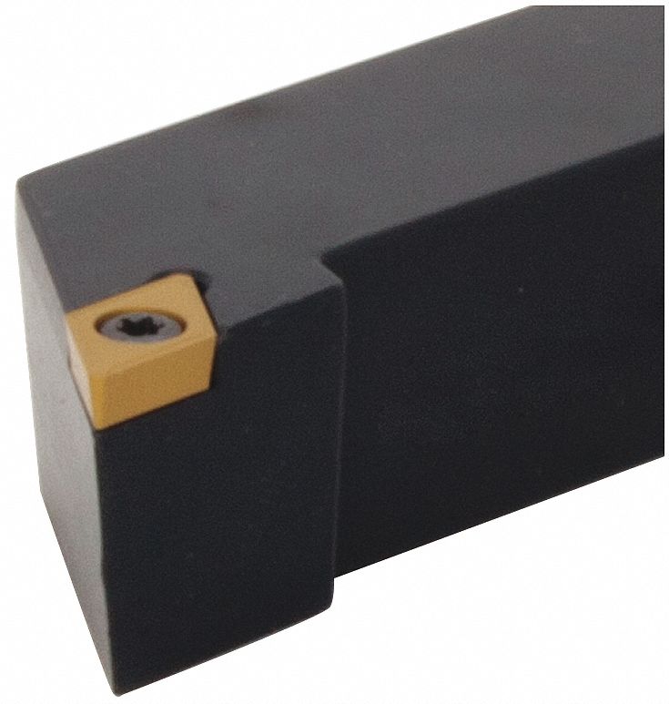 Indexable Turning Toolholder: SDJC Toolholder, DCGW Insert, 55° Diamond, 4 in Overall Lg