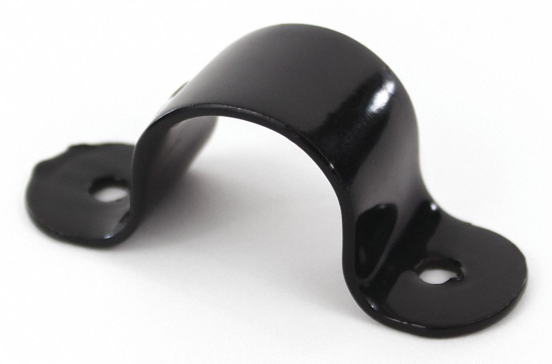 CALBOND Two Hole Conduit Strap, Conduit Straps, Steel, 3/4 in, PVC Coated 41TE67PV07002S00
