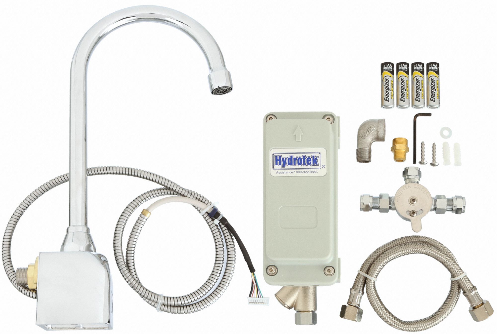 SANILAV Sensor Faucet, Battery Powered 41TK30ESB2RL Grainger