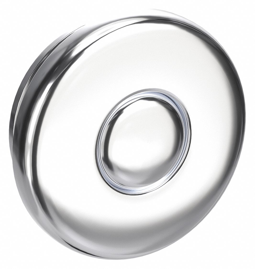 Override Button Brass