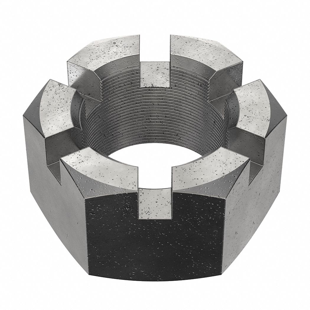 Slotted Castle, 3"12 Thread Size, Castle Nut 41TZ83U12020.300.0001