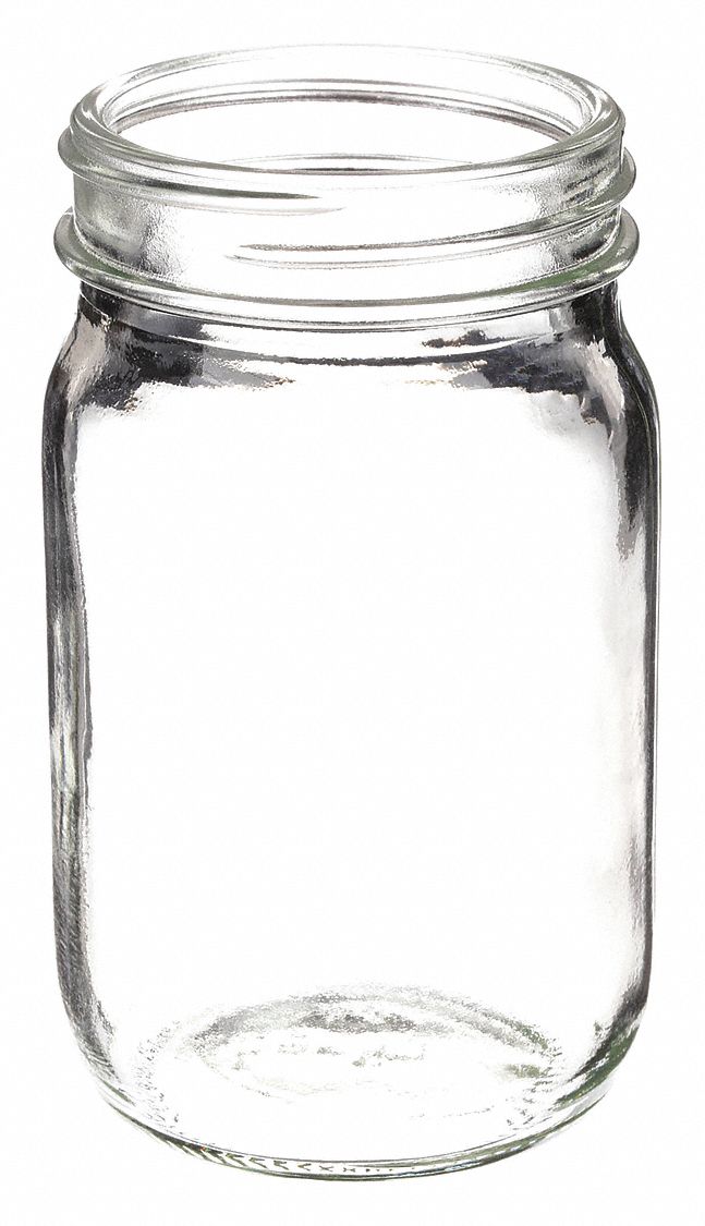 Bottle: Glass, 120 mL Capacity - mL, 4 fl oz Capacity - oz, Clear, Sampling, 51 mm Body Dia, Round