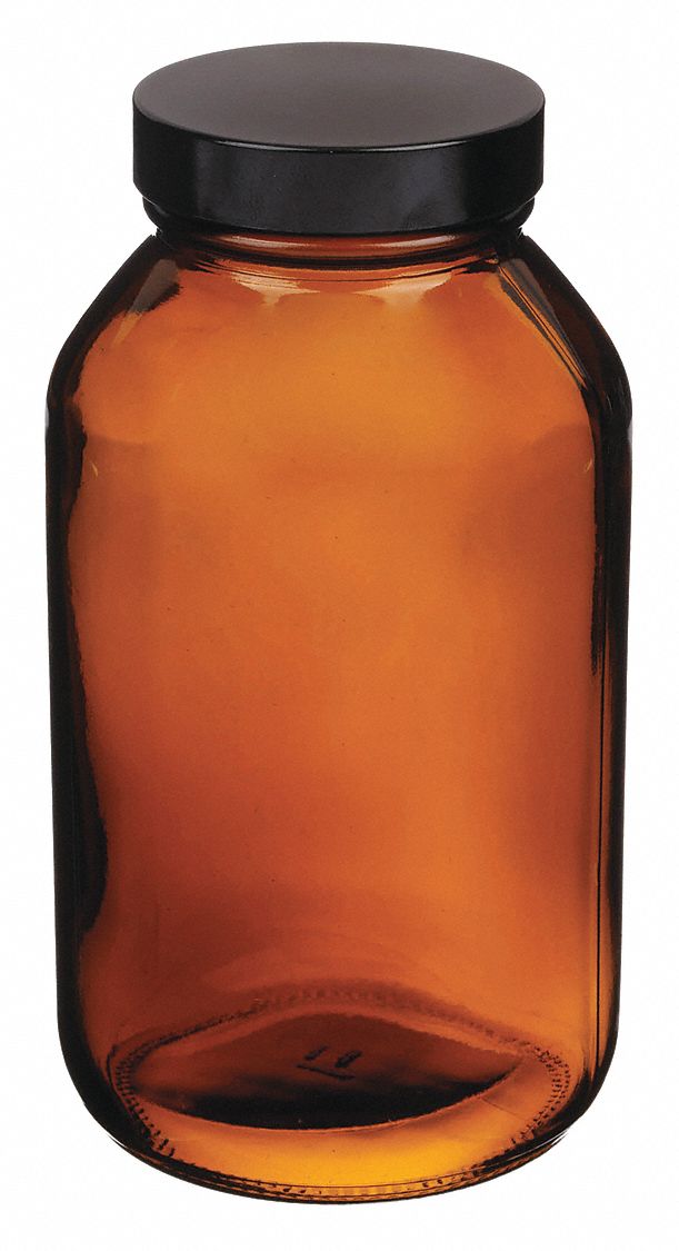 PACKER BOTTLE,500ML,GLASS,WIDE,PK12