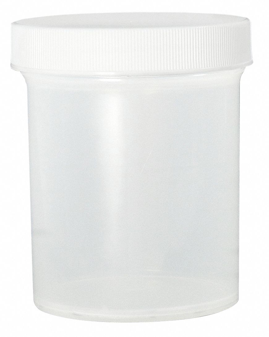QORPAK Jar 16 oz Labware Capacity English, Polypropylene, Includes