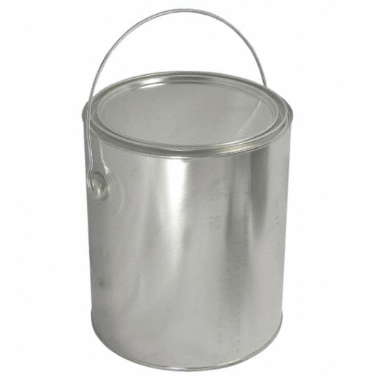 Metal Unlined Paint Cans , 5 Gallon Paint Buckets With Lids