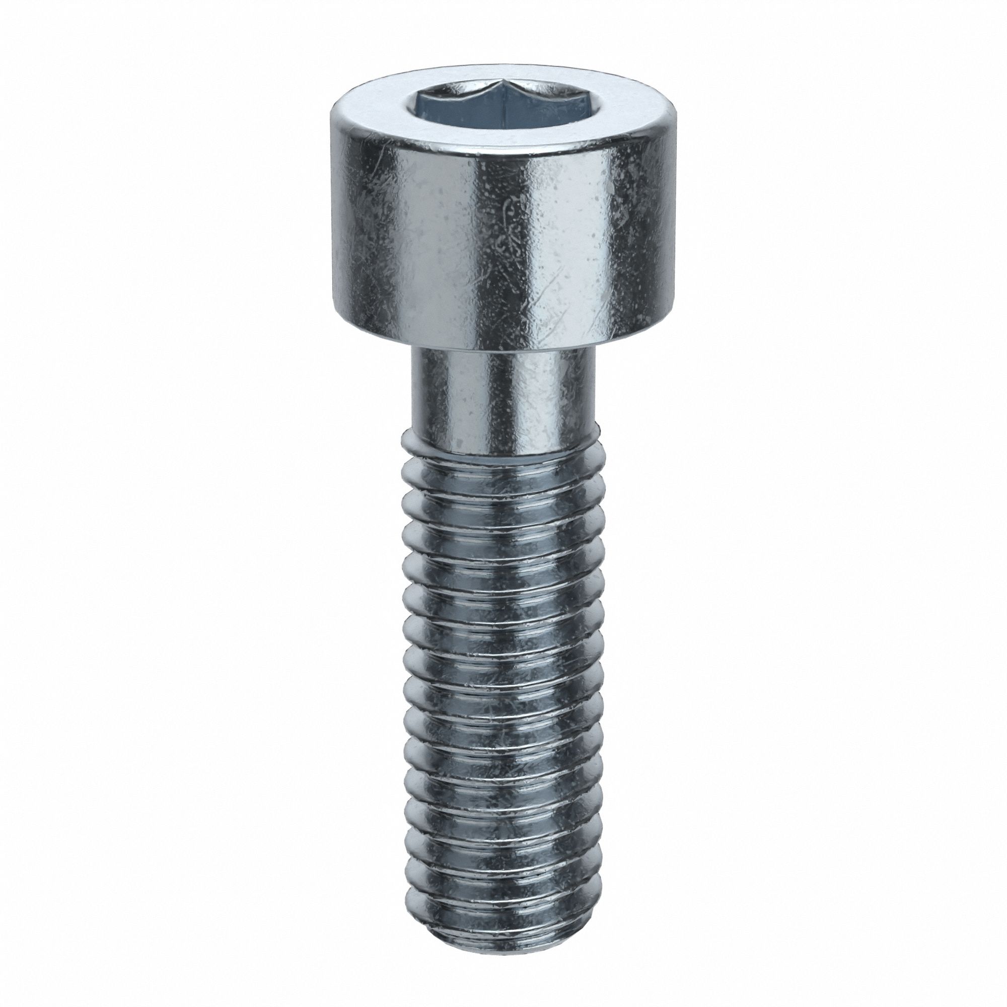 Socket Head Cap Screw: #10-32 Thread Size, 5/8 in Lg, Std, Zinc Plated, Alloy Steel, 100 PK