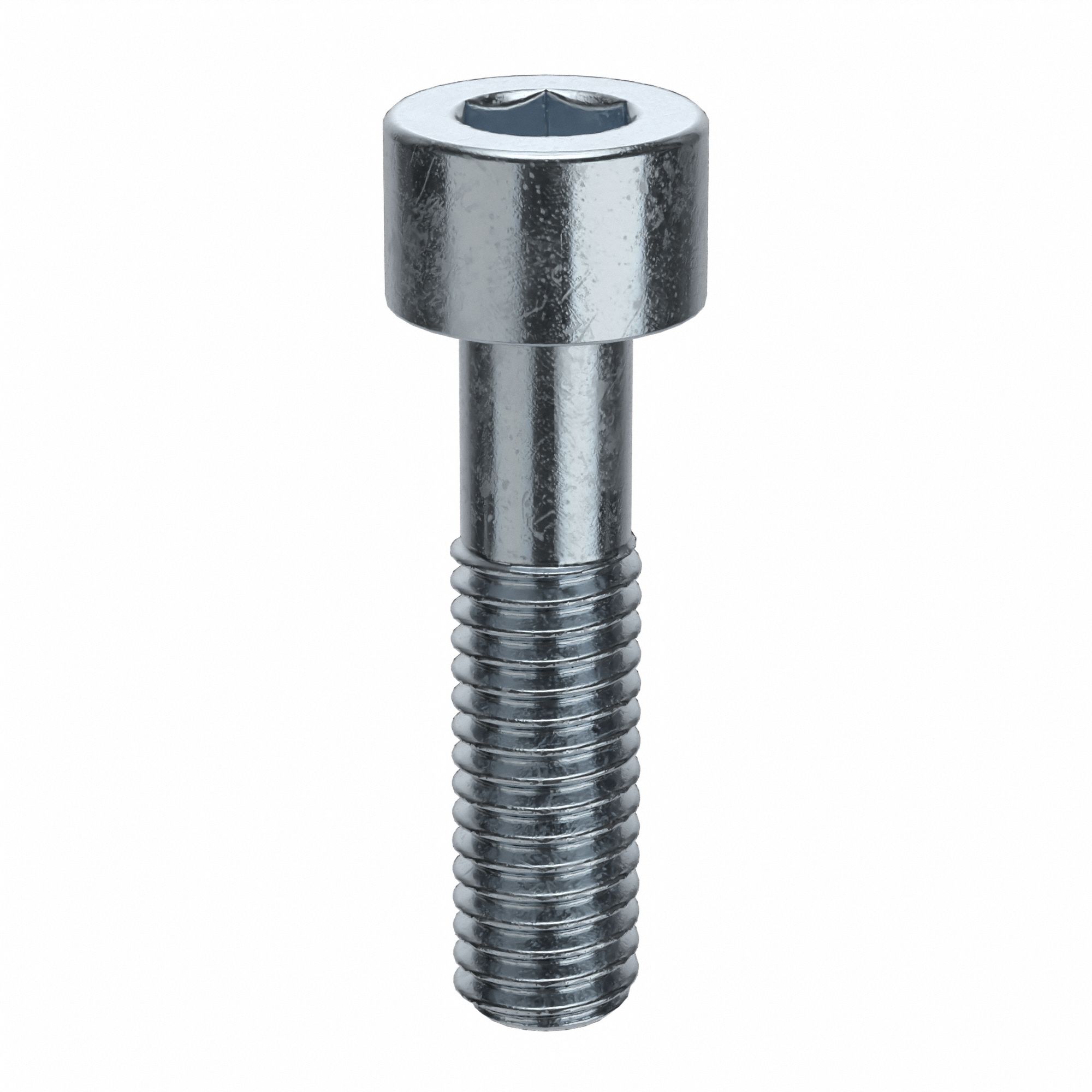 Socket Head Cap Screw: #10-32 Thread Size, 3/4 in Lg, Std, Zinc Plated, Alloy Steel, 100 PK