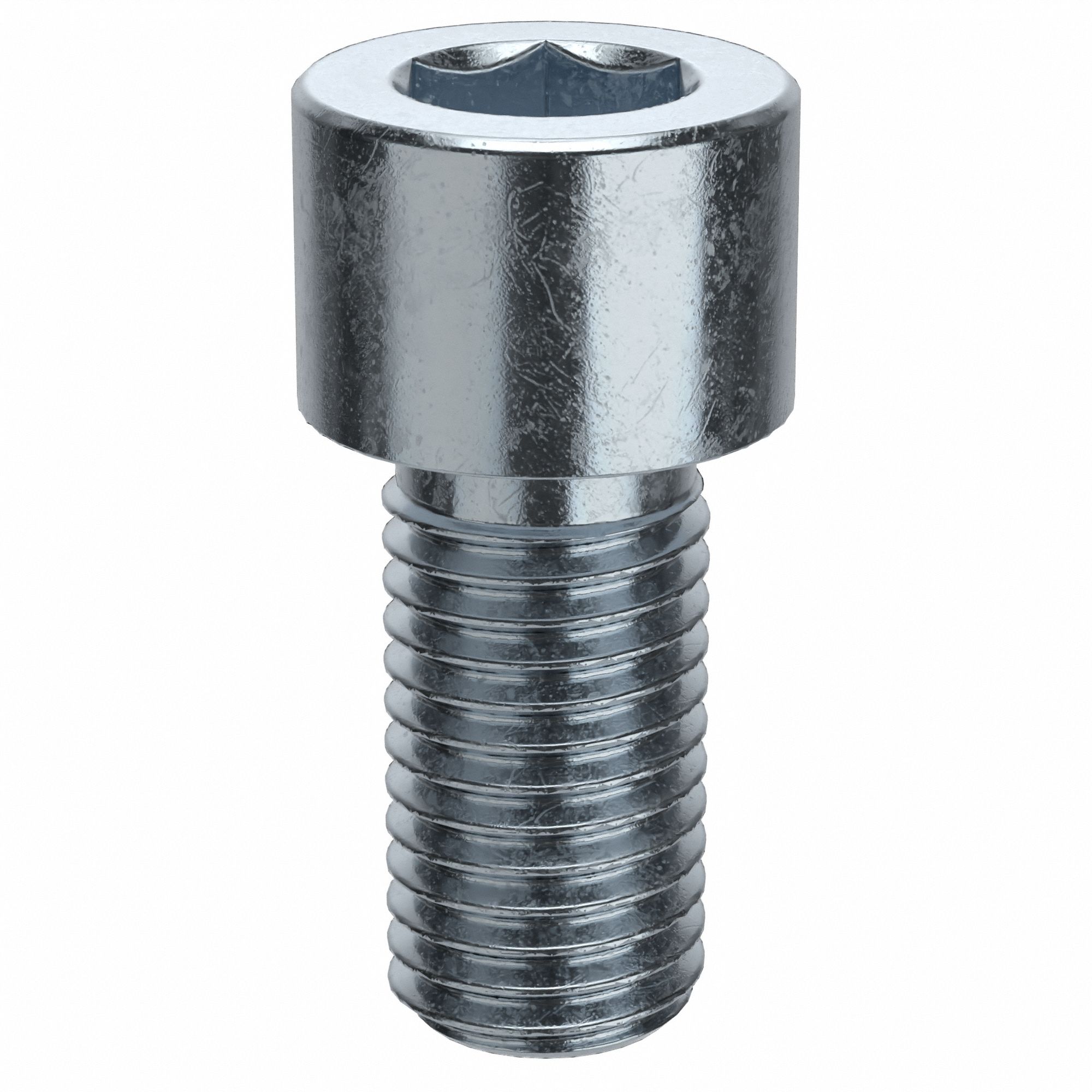 Socket Head Cap Screw: 5/16"-24 Thread Size, 5/8 in Lg, Std, Zinc Plated, Alloy Steel, 100 PK