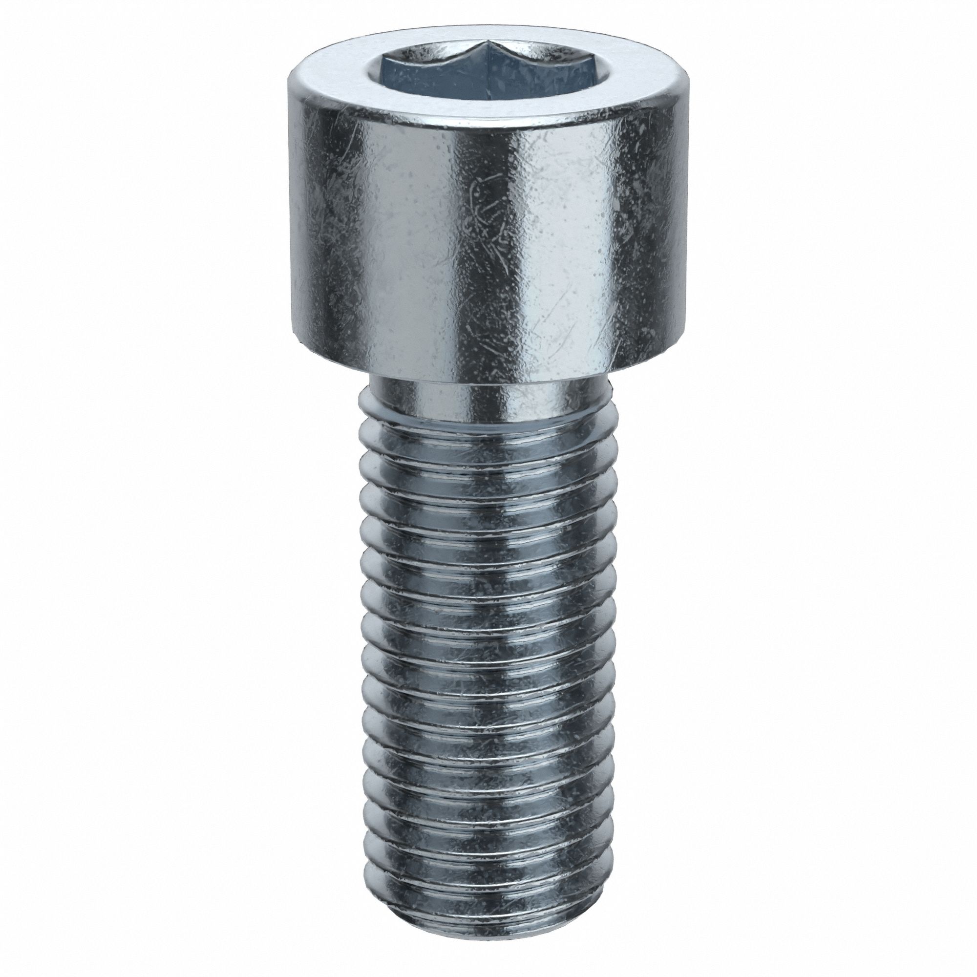 Socket Head Cap Screw: 5/16"-24 Thread Size, 3/4 in Lg, Std, Zinc Plated, Alloy Steel, 100 PK