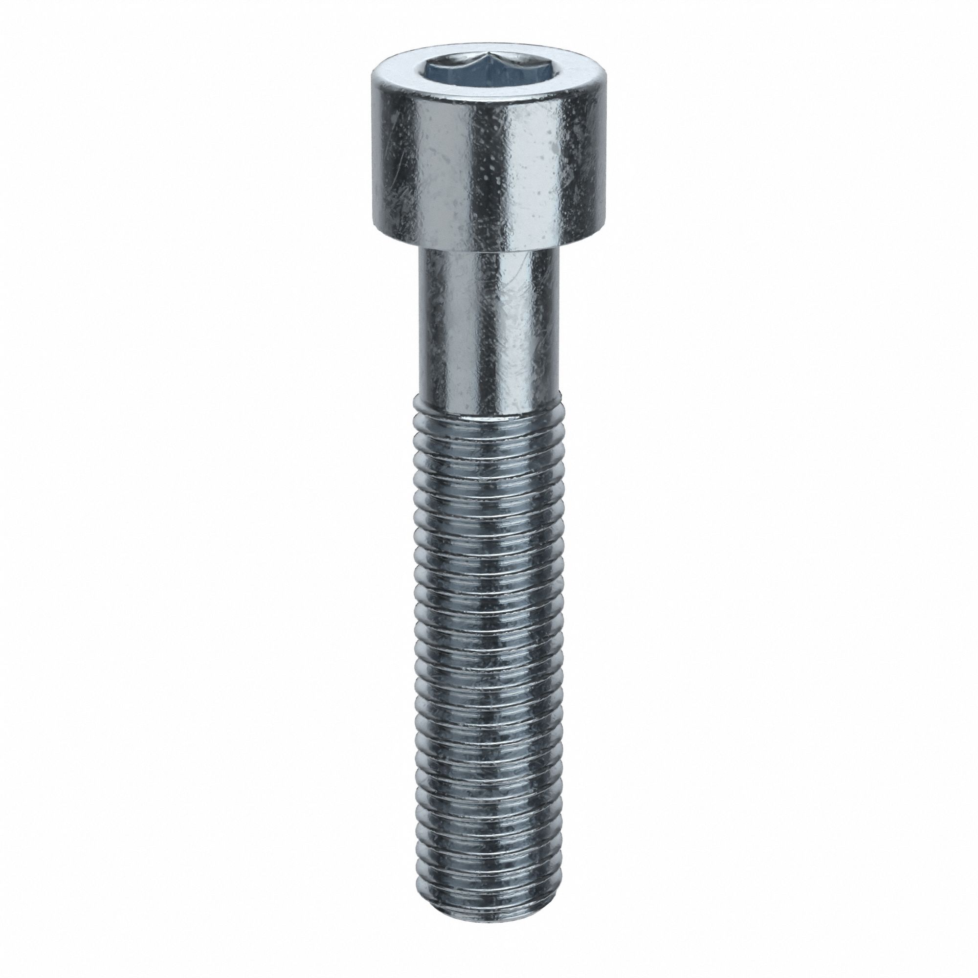 Socket Head Cap Screw: 5/16"-24 Thread Size, 1 1/2 in Lg, Std, Zinc Plated, Alloy Steel, 50 PK