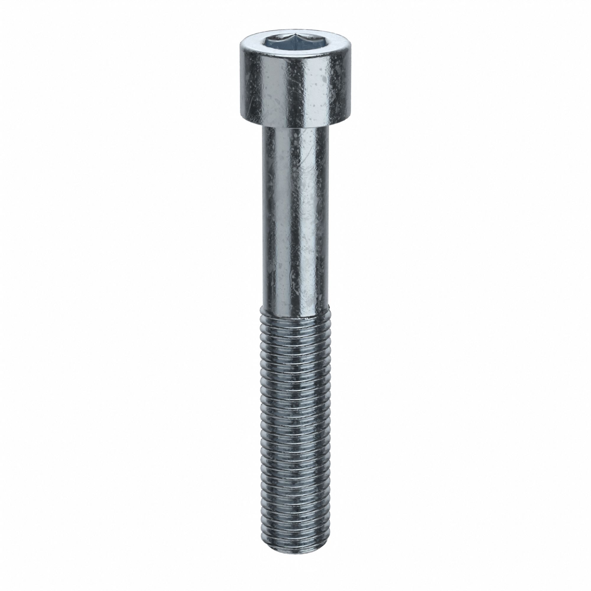 Socket Head Cap Screw: 5/16"-24 Thread Size, 2 in Lg, Std, Zinc Plated, Alloy Steel, 50 PK