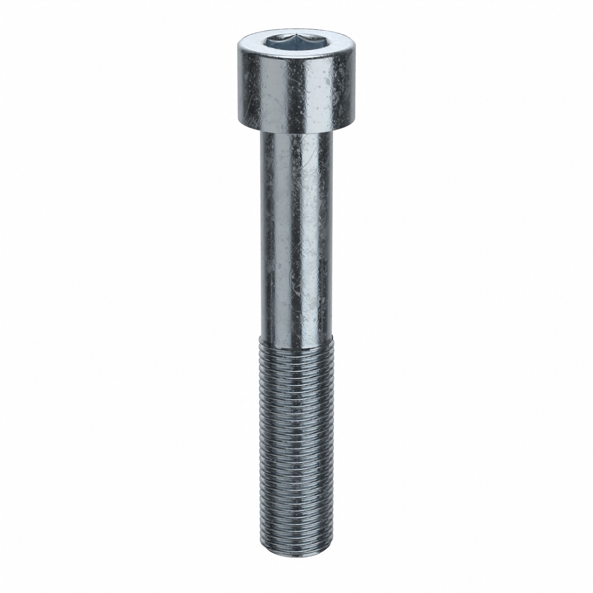 Socket Head Cap Screw: 1/2"-20 Thread Size, 3 in Lg, Std, Zinc Plated, Alloy Steel, 5 PK
