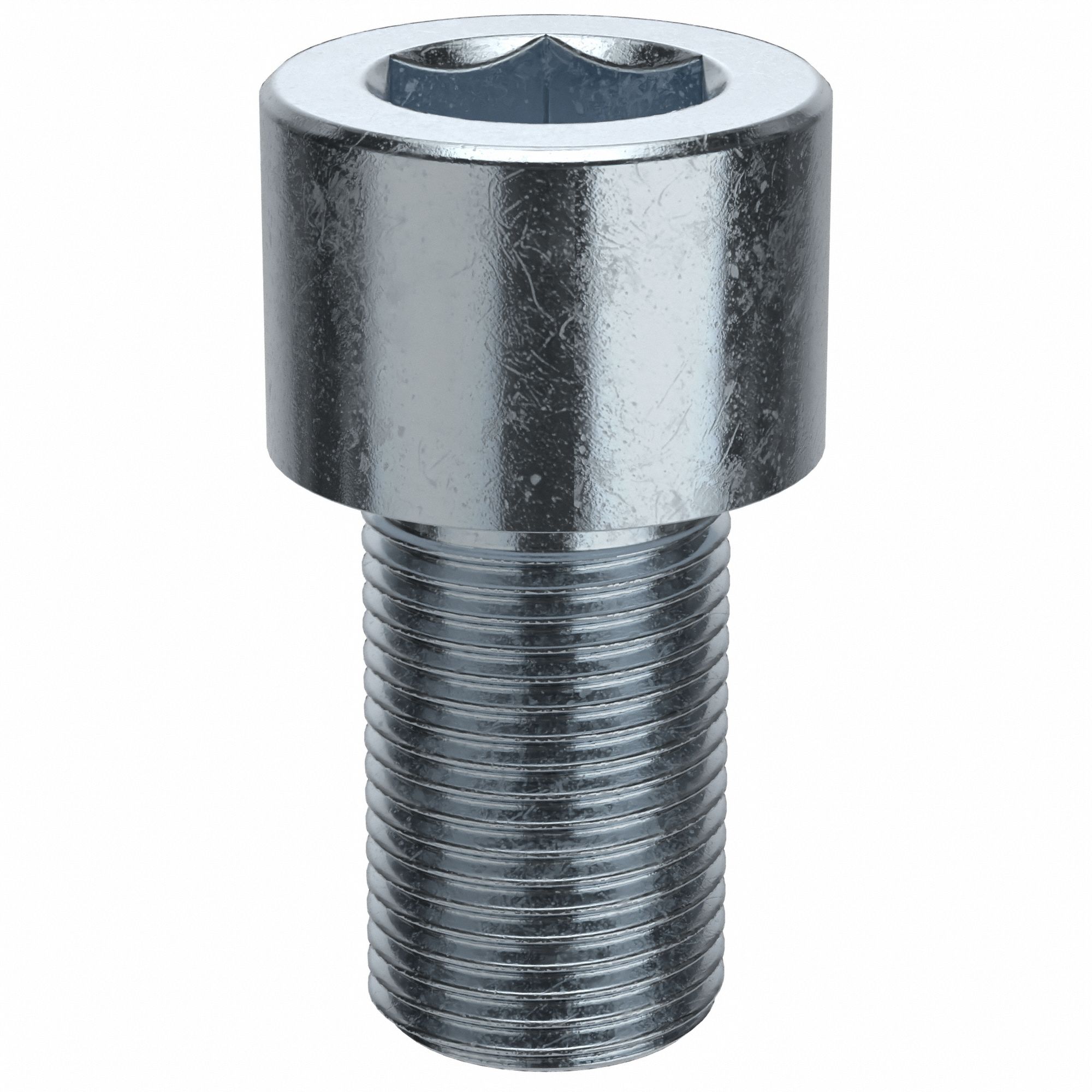 Socket Head Cap Screw: 3/4"-16 Thread Size, 1 1/4 in Lg, Std, Zinc Plated, Alloy Steel, 5 PK