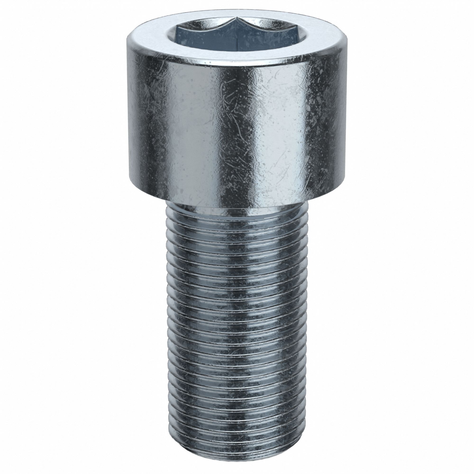 Socket Head Cap Screw: 3/4"-16 Thread Size, 1 1/2 in Lg, Std, Zinc Plated, Alloy Steel, 5 PK