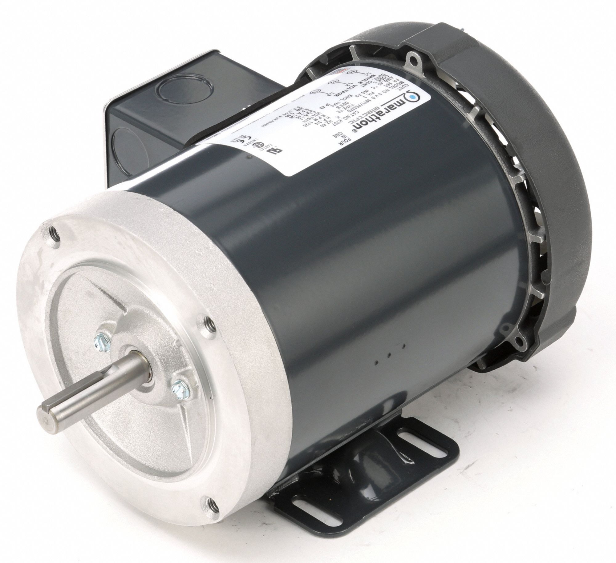 MARATHON MOTORS General Purpose Motor, 3/4 HP, 3Phase, Nameplate RPM