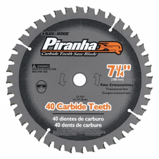 BLACK & DECKER, Piranha Saw Blades 41WD1477757 Grainger