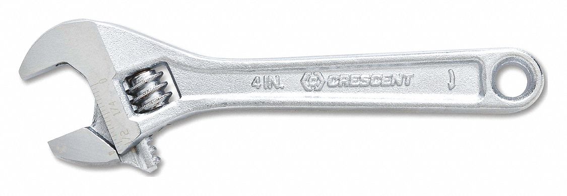 Adjustable Wrench, in.,