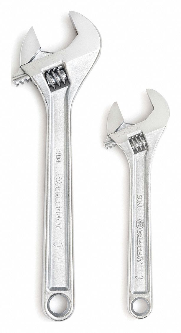 Adjustable Wrench, 2pc.,