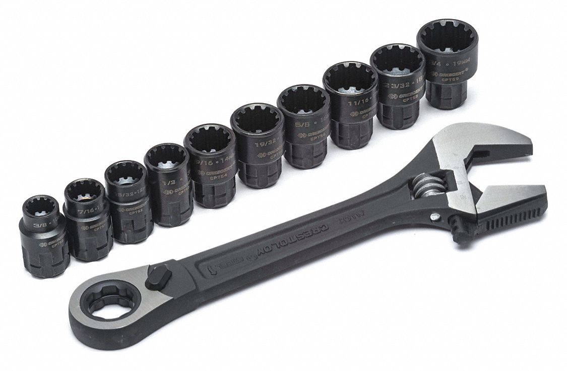 Adjustable Wrench, Pass-Thru