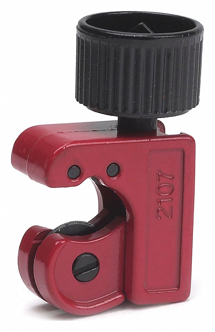 MINI TUBING CUTTER, FOR COPPER AND BRASS TUBING, PLASTIC, THIN-WALL STEEL, 0.21 LB WEIGHT