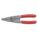 WIRE STRIPPER/CRIMPER, ALLOY STEEL, PLASTIC DIPPED HANDLE, ERGONOMIC GRIP, FOR CRIMPING, CUTTING, STRIPPING, 8¼ IN L