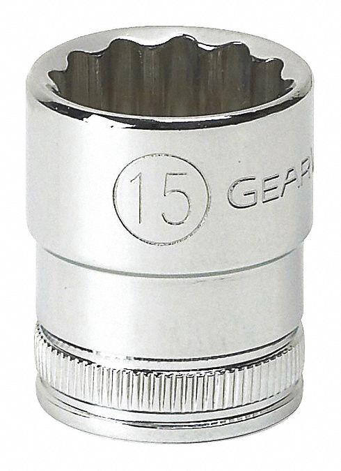 SOCKET,STANDARD,8 MM L,3/8" DR,6 PT