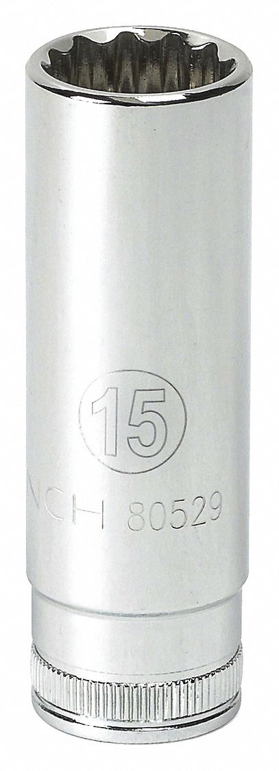 DOUILLE,PROFONDE,12MM,PR 3/8PO,6PN