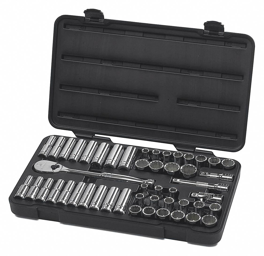 Socket, drive 12 Pt., 49 Pc., 1/2 in.