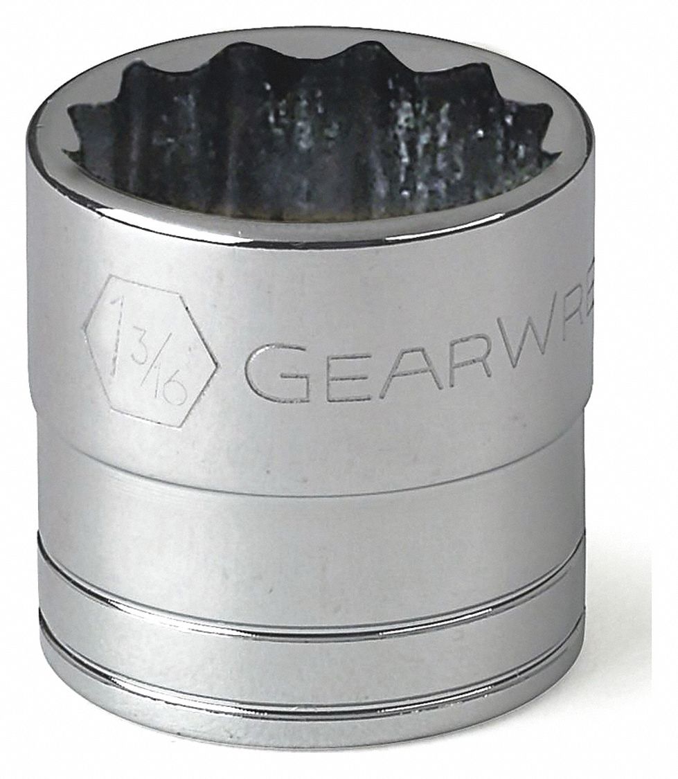 SKT DP 1/2IN DR 1-3/16IN 12 PT