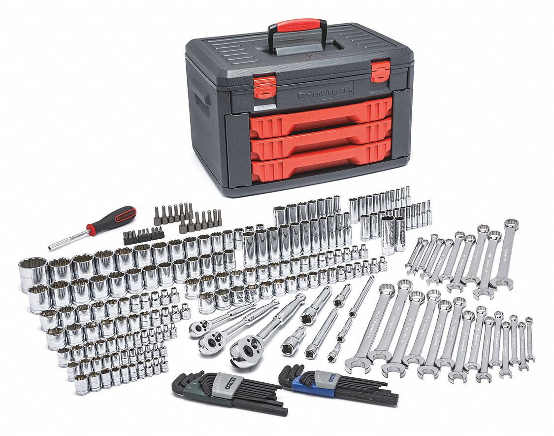 GEARWRENCH, Ratchet Set,239 pc.,1/4in,3/8in,1/2in - 41XM25|80942 - Grainger