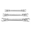 SAE, Double End, Flex-Head, 6-Point Flare Nut Wrenches