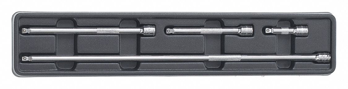 Wobble Extension Set 4 pc. 1/4in Drive