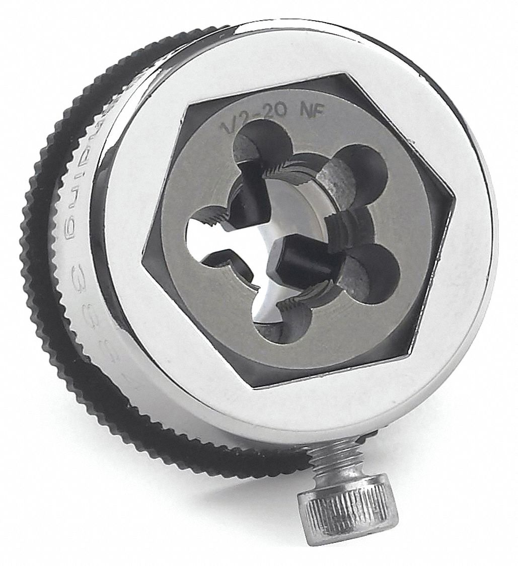 GEARWRENCH Die Wrench, For Outside Dia. 1 7/16 in, For Die Shape Hex, Round, Overall Length 2 in