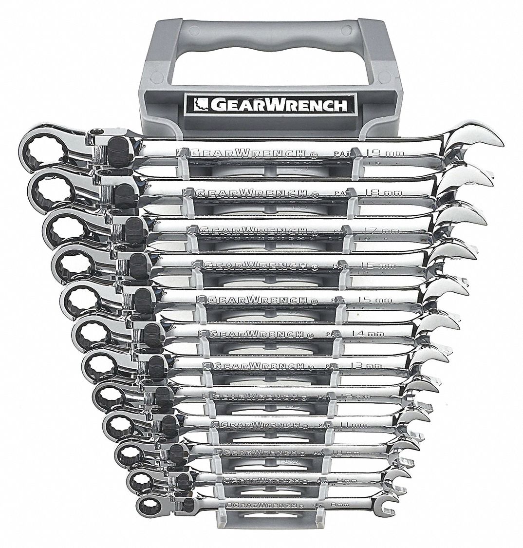 Combination RatchetingWrench, 12pc,