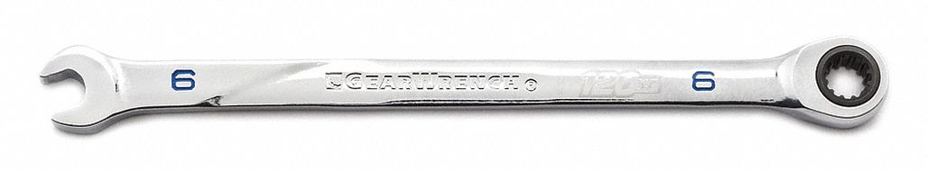 Combo Wrench, Steel, Metric, 0 deg.