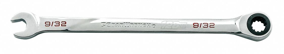 Combo Wrench, Steel, SAE, 0 deg.