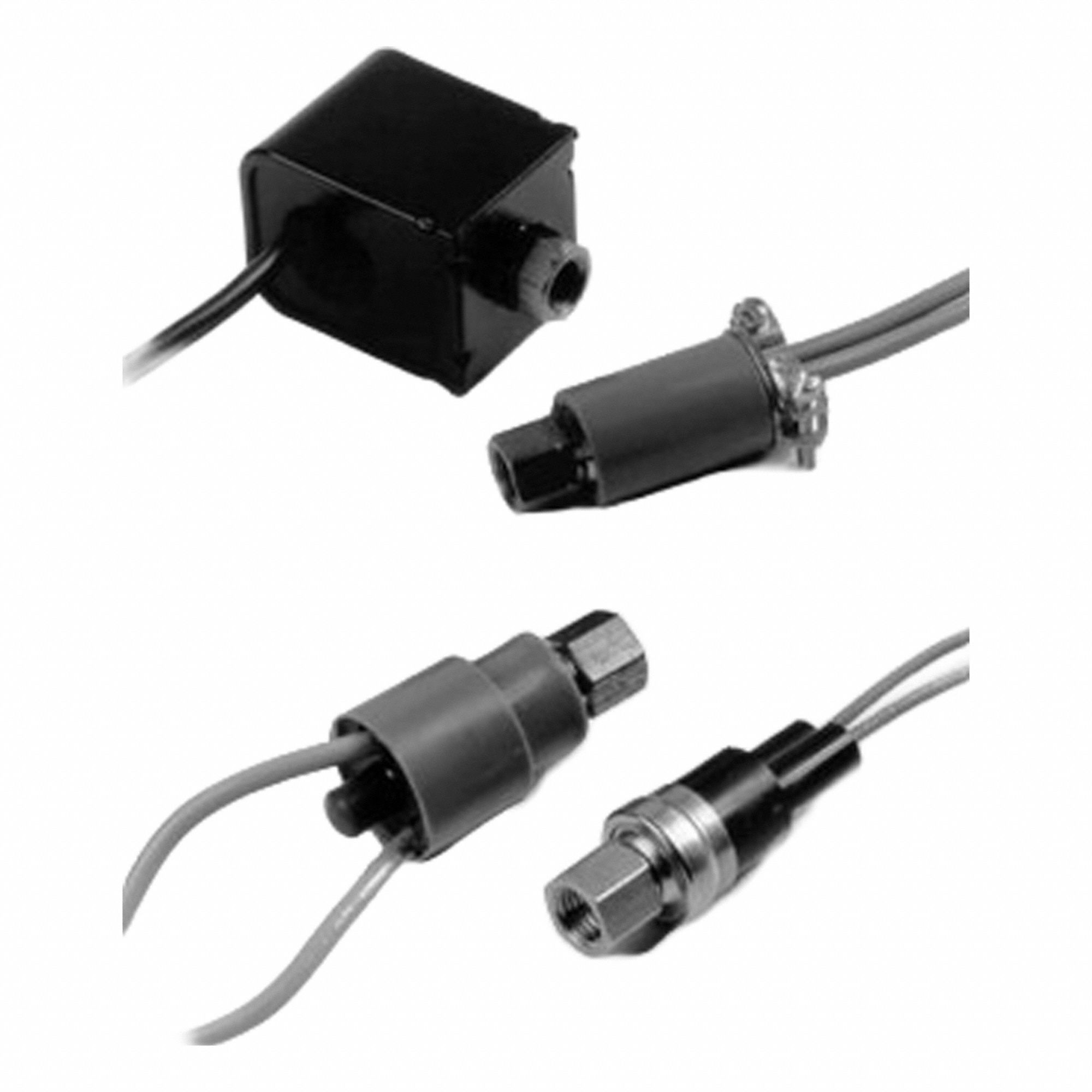 Single Pressure Control: Fan Cycling, Auto Reset, 300 psi to 400 psi, Open on Rise, SPDT