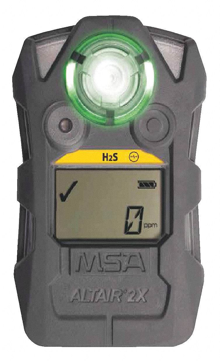 MSA Detector Monogas, Detecta Monóxido de Carbono, Rango del Sensor 0-1500  ppm, Tipo de Alarma Visual, Sonora y Vibratoria, Vida de la Batería 1 Año -  Detectores de Un Solo Gas - 6WRM0