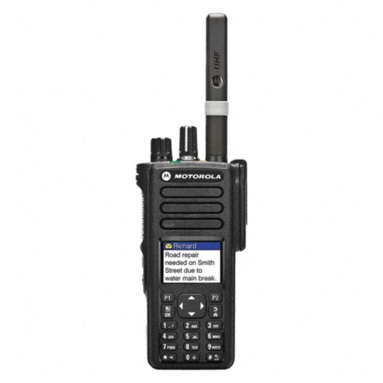 MOTOROLA Portable Two Way Radio, UHF, 1000 Channels 420A40XPR7550e