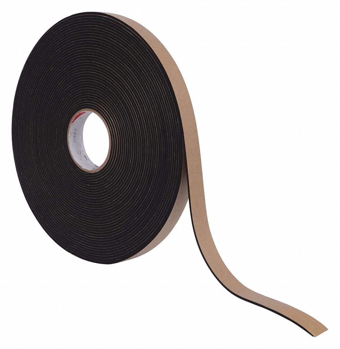 Sponge Neoprene Stripping W/Adhesive 3/4in Wide X 1/8in Thick X 50ft Long 